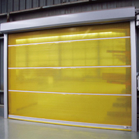 puerta industrial de tela de PVC de alta velocidad 