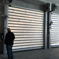 2022 Puerta espiral de aluminio de alta velocidad para fábrica