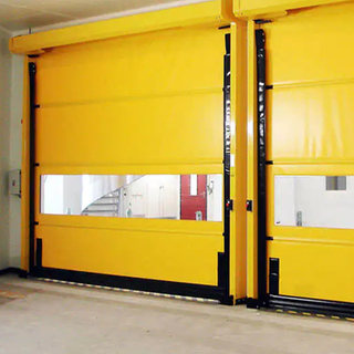 Puerta de alta velocidad de PVC para uso en almacén