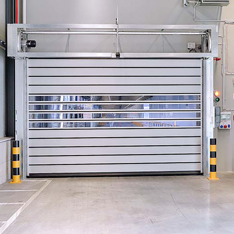 Puerta espiral de aluminio de alta velocidad popular de metal para la industria