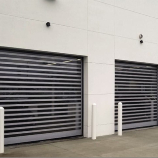Puerta espiral de aluminio de alta velocidad rápida de metal para logística
